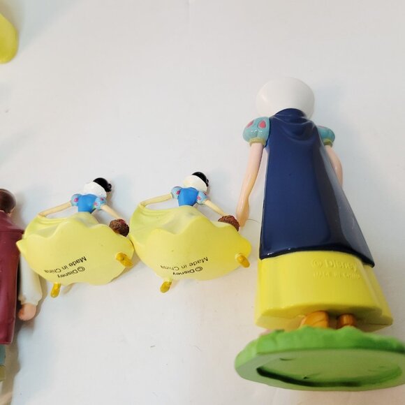 13 Snow White 7 Dwarfs Dopey Grumpy Forest Animals Prince Charming Cake Toppers - Picture 7 of 8